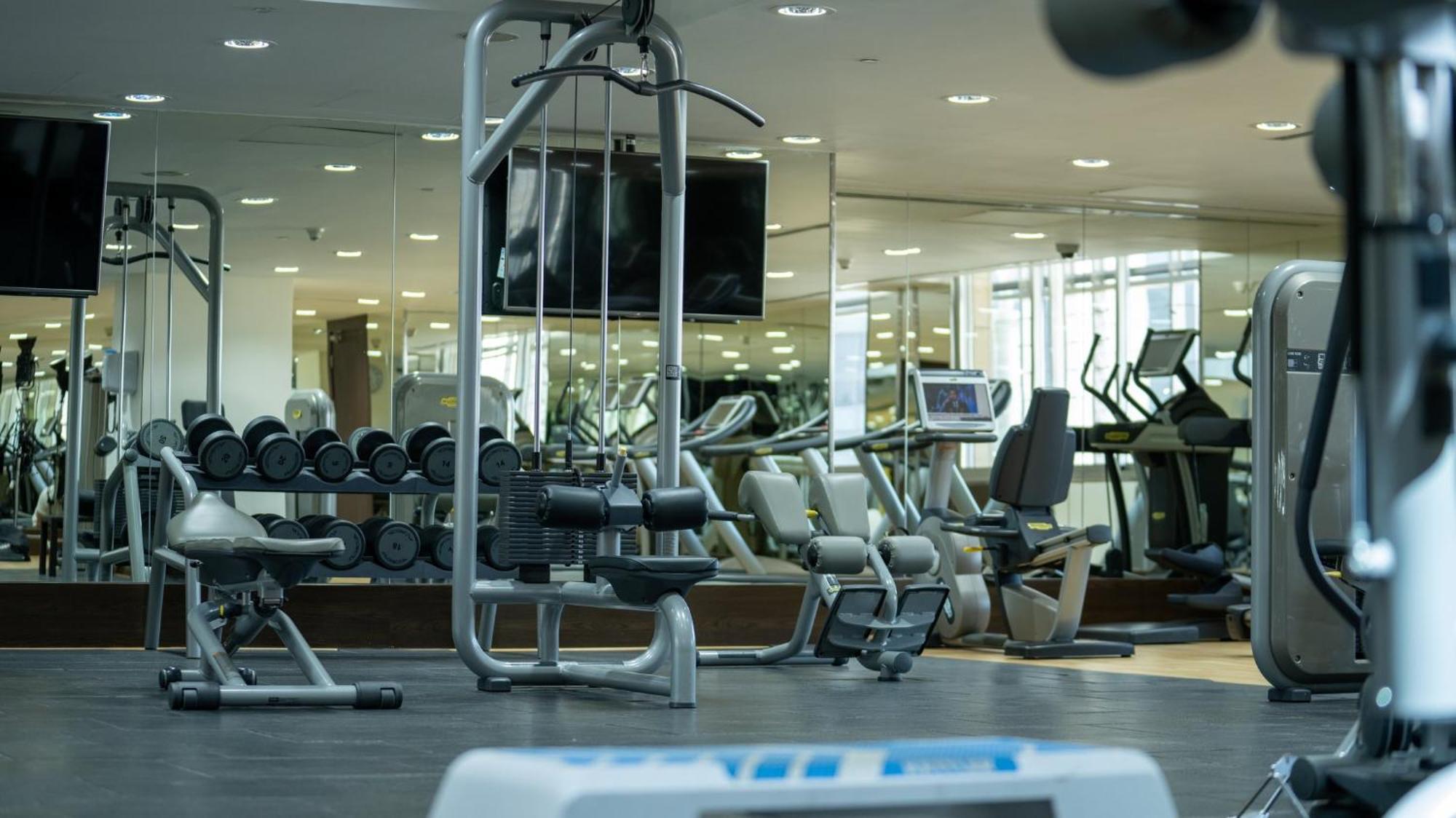 The Abdali Boulevard Hotel Amán Exterior foto The gym at the hotel